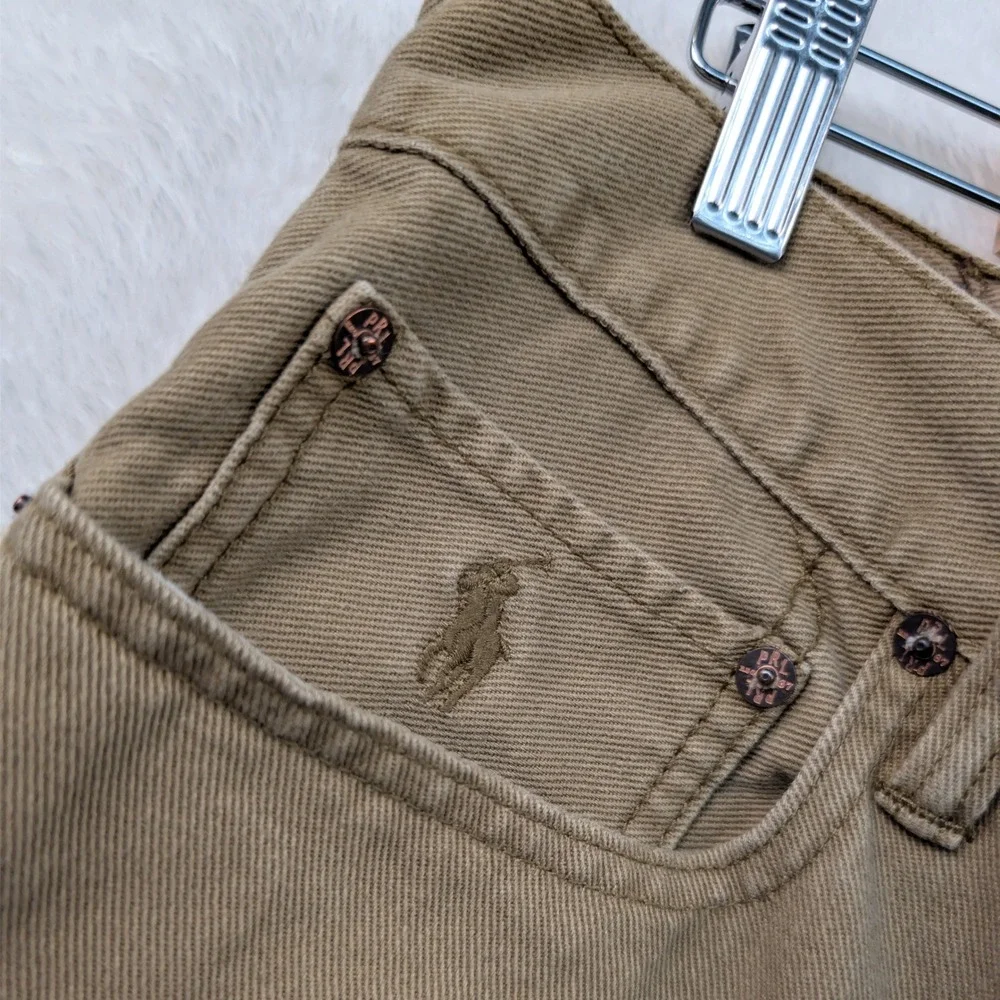 Polo Ralph Lauren Jeans Men's 38x32 Tan Brown Straight Leg Classic 867 Workwear